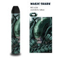 Magic Shark 2.5D PVC Alien Chinese Dragon Monster Film Sticker Case Wrap Skin for Uwell Caliburn Kit. 