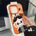 Trendy Cute Couples Pop Mart Labubu Funny Cartoon Casing Compatible for IPhone 15 16 12 11 14 13 Pro Max 16 14 15 Plus XR X XS Max Luxury Soft Case. 