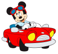 Size: 12 x 11 Inches Approx- Mickey Mouse Cartoon Characters Superhero car Self Adhesive Printed Wall Stickers Decals for Boys, Kids, Gamer,Home and Decor Lover- Multi color. 