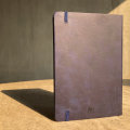 Blank Journal, Plain Notebook, Sketchbook,  Diary. 180 gram/sm Ultra Thick Paper, 112 Blank Sheets, Premium Vegan Leather Hard Cover, Pocket in the back , 2 Bookmarks and Elastic Enclosure, 100% Recycled Ivory Color Pages, Round Corners. 