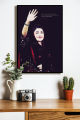Maryam Nawaz framed illustration artwork portrait. 