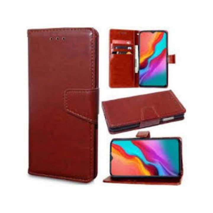 Samsung  A20 Cellphone Cover Cases Mobile Phone Shell Buckle Closure Cards Slots PU Leather Smart Shell with Wallet Overall Protection