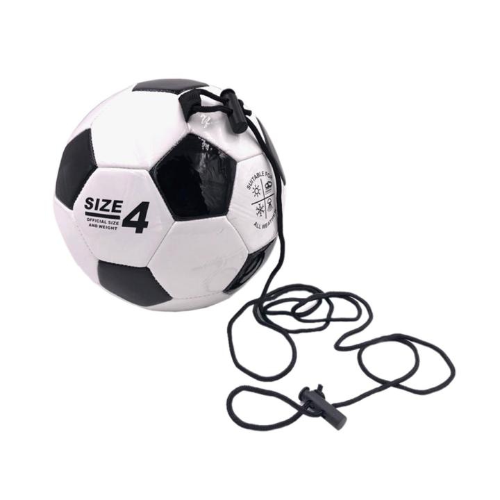 BRADOO-Soccer Training Ball Adjustable Bungee Elastic Training Ball with Rope Size 4 Football for Training Playing Sports