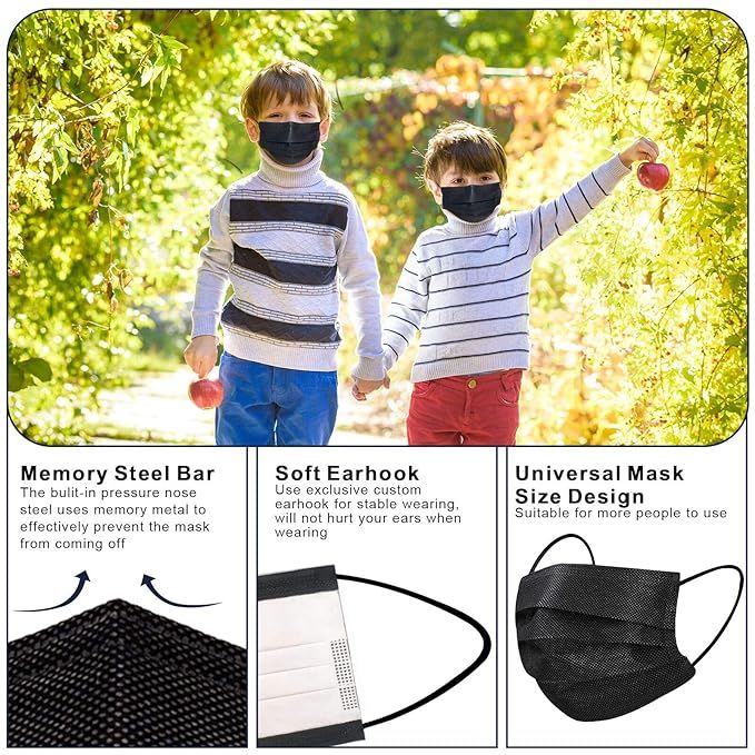 Disposable%20Face%20Mask%20Black,%20Breathable%20Face%20Mask%20%20for%20Kids%20Boys%20Girls%20Individually%20Wrapped%2050%20Pack%20-%20Image%205