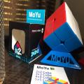 Rubik's Cube 2x2 Sticker less High Quality, Magic Cube Puzzle Toy Multicolor With Original Pictures. 