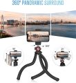 GooFoto Phone Tripod, Flexible Tripod for iPhone, Android Cell Phone and Camera, Bendable Mini Portable Holder for Video Recording/Vlogging/Selfie. 