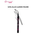 Glamorous Face Ultra Black Marker Eyeliner, Pen Eyeliner Water and Sweat Resistant Non-Smudge with Matte Finish and Thin Tip for Sharp Intense Lines (Black). 