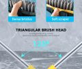Floor Scrub Brush 2 In 1 Cleaning Brush Long Handle Removable Wiper Magic Broom Brush Squeegee Tile Kitchen Cleaning Tools. 