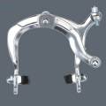 Road Bike Brake Caliper Long Reach Arm C Shape Brake Silver for Mountain Road Bike. 