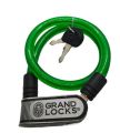 Grand Locks Wire Lock Heavy Duty for Safety wirelock Steel Wire inside For Motorcycle, Bike, Kitchen, Garage. 