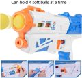 2 in 1 soft ball gun-Toys for Boys, Kids, Children | 2 in 1 Water Shoot Gun with 3 Bowling Pins & 5 Soft Ball Bullet. 