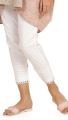 Cotton Pintex U-lace trouser. 