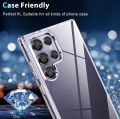 Samsung Galaxy S25 Ultra 5G Camera Lens Protector, Scratch-Resistant HD Clarity Ultra-Thin 9H Tempered Glass with Aluminum Edging, Individual Metal Lens Cover (Black). 