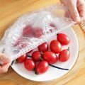 【HOT】 100Pcs Disposable Plastic Bag Food Cover Wrap Elastic Food Bags Storage Kitchen Organizer Fresh Bag For Fruit Bowls Caps Packing. 