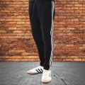 Men’s Slim Fit Track Pants Triple White Side Stripes, Comfortable Stretch Trousers for Gym, Running, Sports & Casual Wear. 