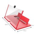 3D Screen Magnifier Amplifier Mobile Screen Lightweight Folding Magnifying Glass Watch Movies For Smart Phone. 