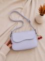 Elegant Women Shoulder Bag with Cherry Charm - Luxury Curved Flap PU Leather Crossbody Bag, Premium Ladies Handbag, Girls Fashion Underarm Purse with Adjustable Strap. 