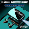 M19 TWS Earbuds | Black Color | Bluetooth 5.1 | Charging Bank. 