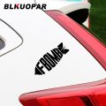 BLKUOPAR F BombF Car Sticker Personality Scratch-proof Creative Decal Original Sunscreen Air Conditioner Laptop Decor Car Good. 