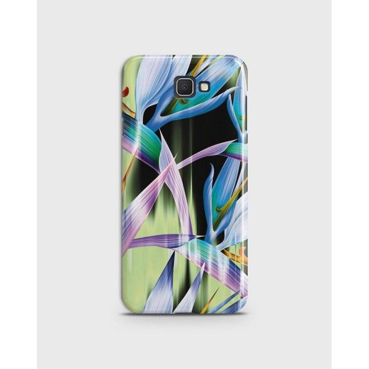 Samsung J7 Prime Cover 3D Hard Case Purple Flower-1Cover2106