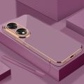 For Honor X7b Case Luxury Square Plating CLK-LX1, CLK-LX2, CLK-LX3 Phone Case ShockProof Silicone Back Cover Fundas. 