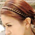 Sanwood® Women's Vintage Bohemian Braided Elastic Headband, Stretchable Hair Accessory. 