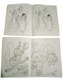 Mini Colouring Books For Kids - Pack of 12pcs. 