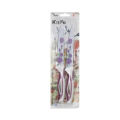 Ceramic Knife Set Of 3- Multi color. 