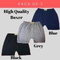 Ajmir Garments - Pack of 3 Multi Color Boxers/Trunks for Men - Premium Quality Men's Boxers/Trunks Wash and Wear fabric. 