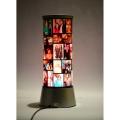 Customized auto rotating digital photo lamp. 