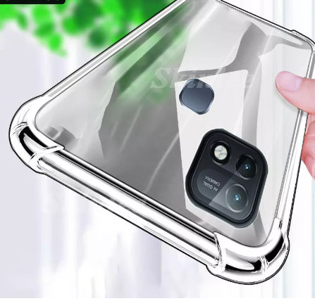 Infinix Smart 5 Pro Airbag Case Anti Shock and Anti-Scratch Resistant Clear View Transparent Silicone Back Cover