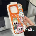 Cartoon Pop Mart Creative Couple Cute Labubu Trendy Case Compatible for IPhone 16 14 13 11 12 15 Pro Max XR 16Plus XS Max X 15 14 16 Plus Luxury Soft Case. 