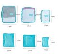 Smart 6pcs Set Waterproof Nylon Travel Storage Bag Clothes Pouch Packing Cube Luggage Organizer Suitcase. 