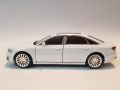 1/24 Audi A8 Diecast Alloy Metal Toy Car Miniature Vehicle Model Pull Back Sound & Light Doors Openable Collection Gift For Boys Kids. 