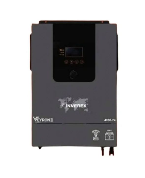 Inverex Veyron II 4KW 4000W-24v Built-In Wifi For Remote Monitoring 5 Year Brand Warranty 2024