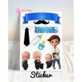 Boss Baby Uncut stickers. 