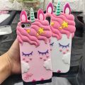 Fashion Unicorn Phone Case For Iphone X Cute Candy Color For iphone 5 6 S 6 7 8 Plus Cover Cartoon Unicorn Cases Coque. 