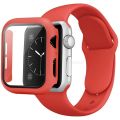 Case+Strap For iWatch and others 42mm 44 mm watches Silicone Sport smartwatch bracelet. 