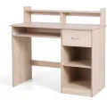 Eson's Computer Desk with Drawers and Hutch, Wooden Student Desk for Small Space, Home Office Desk Writing Table for Bedroom. 