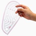 Sewing Ruler Set (4 Pcs) - Metric Ruler Set French  Pattern Grading Ruler Dressmaking Drawing Drafting Measure Template Tools 4 Style For Designers. 