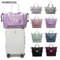 Large Capacity Foldable Travel Bag, Waterproof Oxford Fabric, Expandable Travel Bag for Women, Sports Travel and Holiday. 