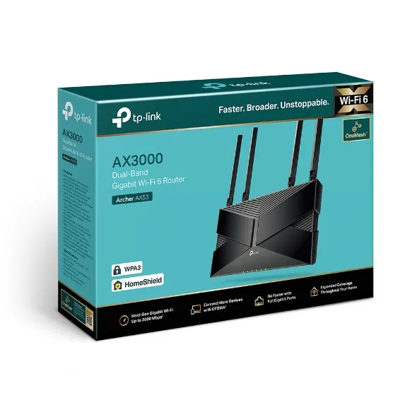 TP-Link%20Wi-Fi%206%20Router%20AX53%20AX3000%20Dual%20Band%20Gigabit%20Wi-Fi%206%20Router%20-%2018%20Months%20Brand%20Warranty%20-%20Image%203