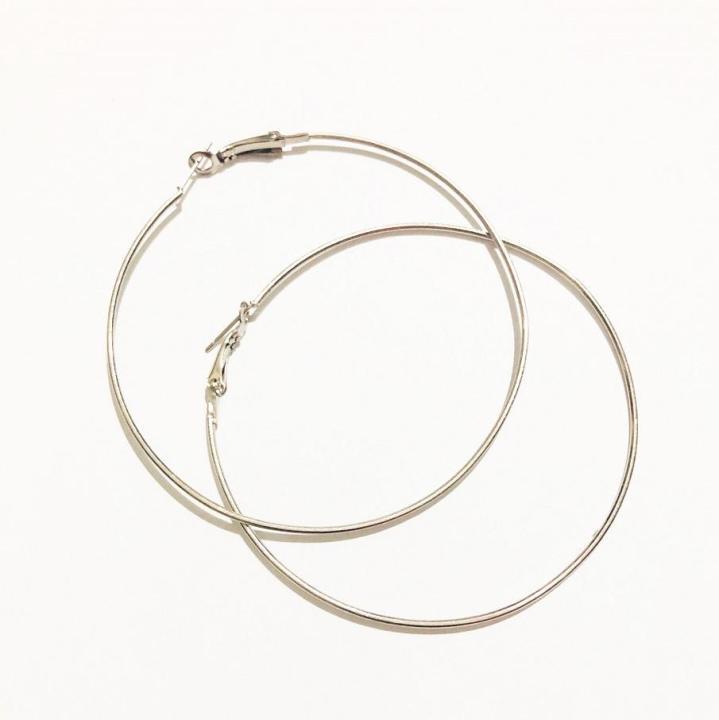 70%20MM%20Diameter%20LARGE%20Metal%20Smooth%20Big%20Large%20Hoop%20Earrings%20Round%20Circle%20Earring%20Jewelry%20for%20Women%20-%20Image%203