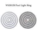 DC5V WS2812B RGB Full Color Round Led Circle 8/16/24/35/45 Leds Pixel Ring Addressable SMD 5050 WS2812 IC Led Modules. 
