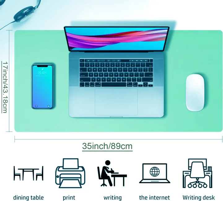 SIXZO%20PU%20Leather%20Desk%20Pad%20Leather%20Sheet,%20Laptop%20Mousepad,%20Keyboard%20Gaming%20Mouse%20Pad%20Mouse,%20Office%20Table%20Mat,%20Water%20Proof%20Laptop%20Desk%20Matt%20single%20Sided%20Luxury%20Sheet%20-%20Image%204