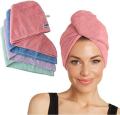 Hair Dryer Cap Towel, Hair Wrap Towel, Bath Cap, Shower Turban, Quick Dryer Towel for Long Short Curly and Straight Hair, Turbie Twist Hair Wrap Towel, Water Absorbent Terry Head Hat. 