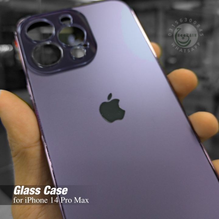 Deep%20Purple%20Matte%20Glass%20Case%20for%20iPhone%2014%20Pro%20&%2014%20Pro%20Max%20-%20Image%204