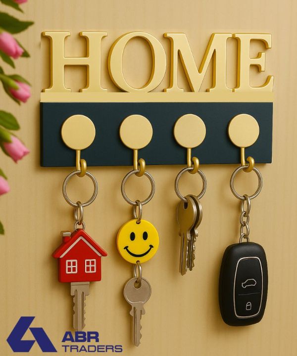 Wall mounted key holder for decorations HOME / LOVE Design Wall Hanger ...
