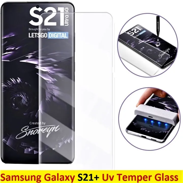 Samsung%20Galaxy%20S21%20PLUS%20Uv%20Glass%20Screen%20Protector%20HD%20Tempered%20Glass%20Glass%20100%25%20Original%20-%20Image%203