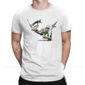 Big Ben in hammock print cotton shirt hombre Gaston Lagaffe anime men fashion streetwear adult tee unisex o neck women T-shirt. 